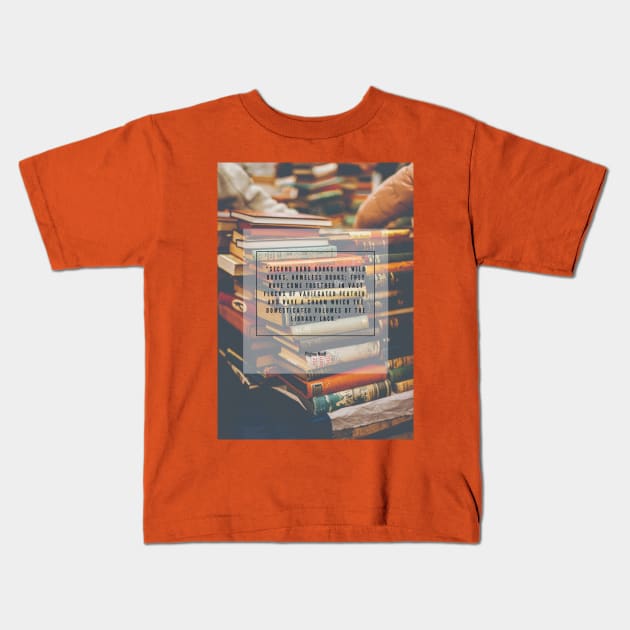 Wild books Kids T-Shirt by missguiguitte
